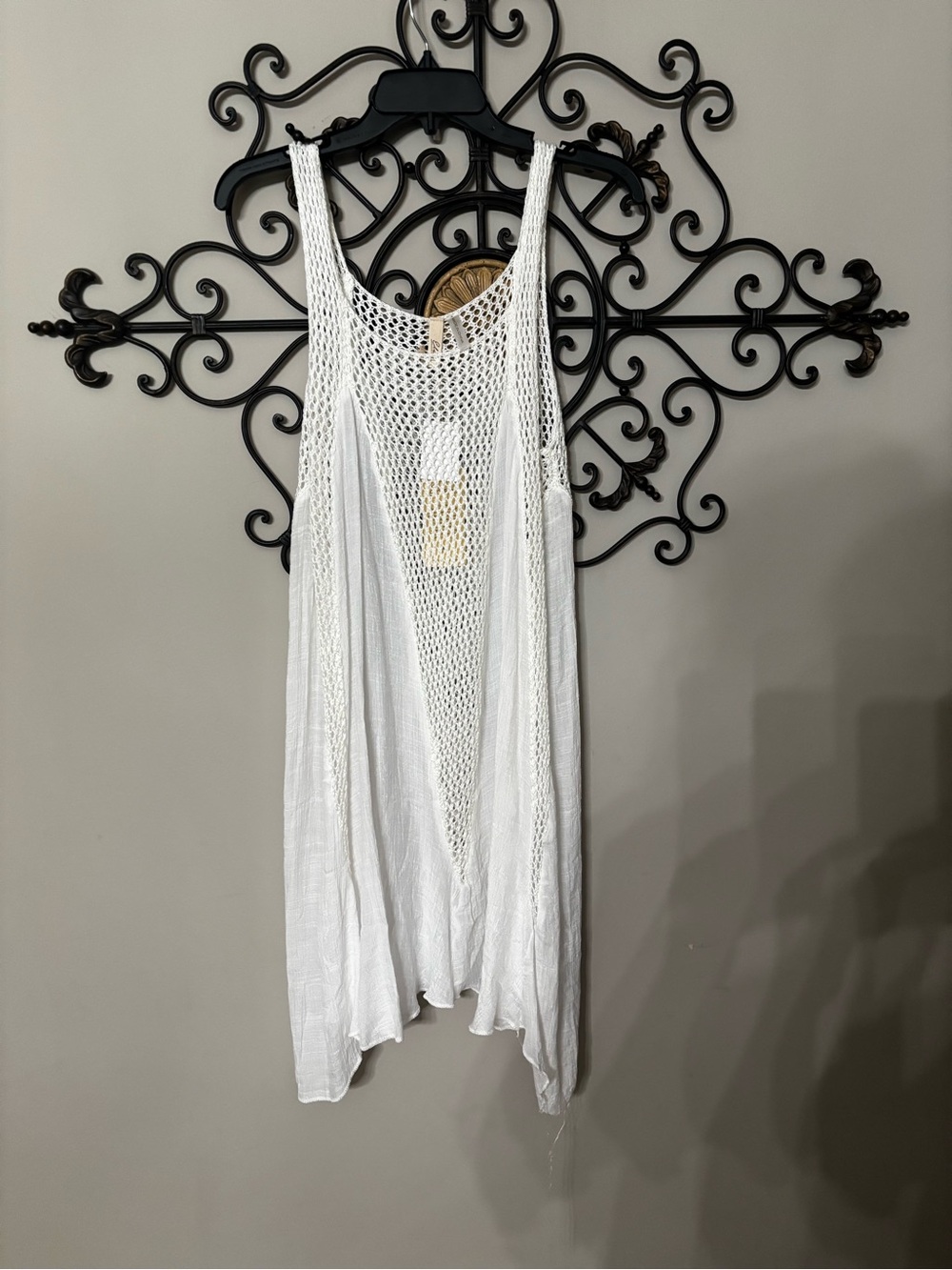 Elan Crochet Inset Cover-Up Dress